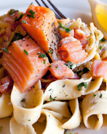 Velvety Smoked Salmon Pasta: A Flavorful Seafood Delight
