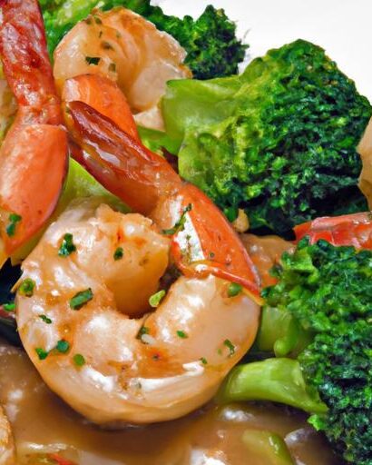 Sweet & Savory Honey Garlic Shrimp with Tender Broccoli