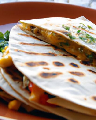 Cheesy Vegetarian Quesadilla: A Simple Flavorful Recipe