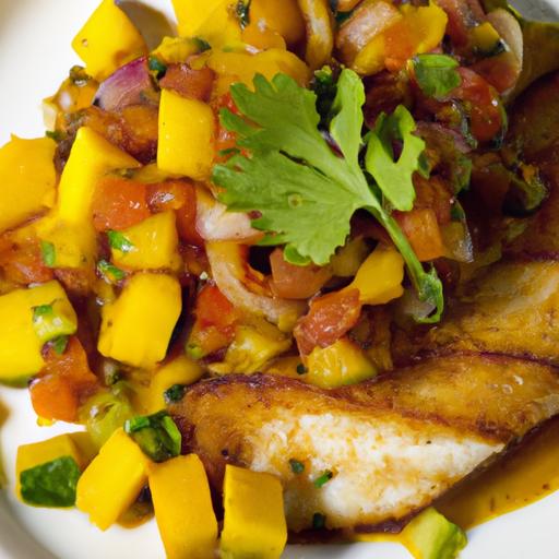 Tropical Delight: Mahi ​Mahi Paired⁤ with Zesty ​Mango Salsa