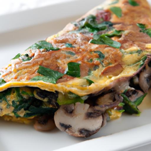 Wholesome⁤ Spinach Mushroom Feta Omelette: A Flavorful Delight