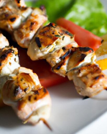Perfectly Grilled Chicken Souvlaki: A Taste of Greece