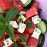 Refreshing Watermelon Cucumber Feta Salad: A Summer Delight
