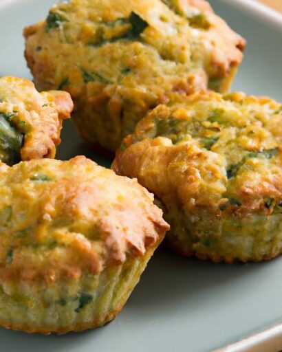 Tiny Greens Delight: Mini Spinach & Cheese Muffins Recipe