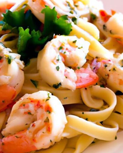 Savor Every Bite: Garlic Butter Shrimp Pasta Delight