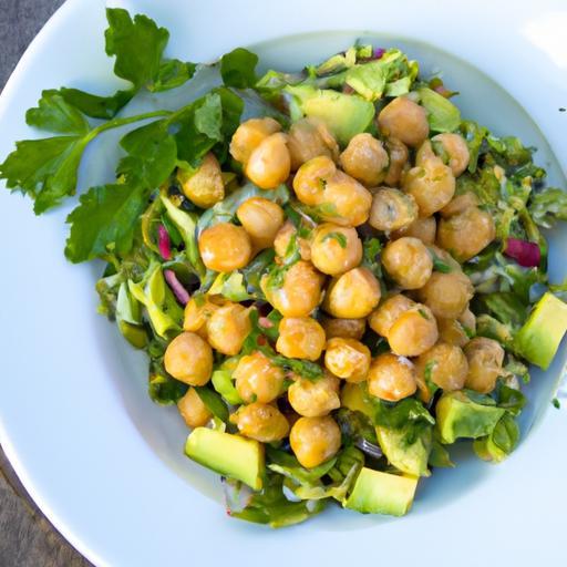 Creamy Avocado Chickpea Salad: A Nutrient-Packed Delight