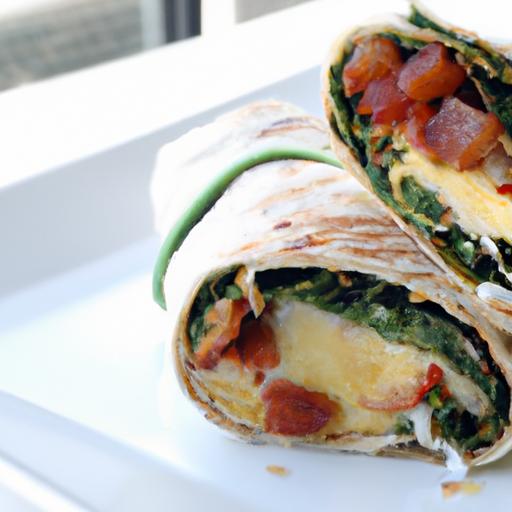 Power-Packed Mornings: The Ultimate Egg and Spinach Burrito