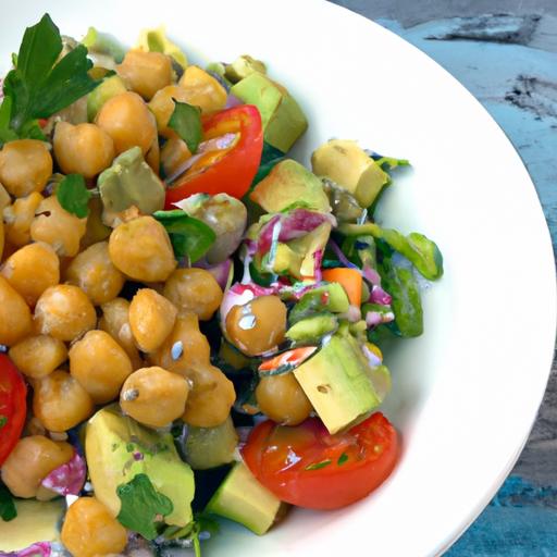 Creamy Avocado Chickpea Salad: A Nutrient-Packed Delight