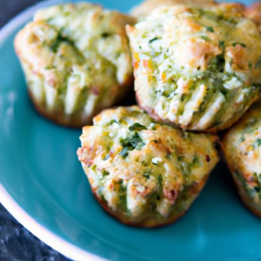 Tiny Taste Explosions: Mini Spinach and Cheese Muffins