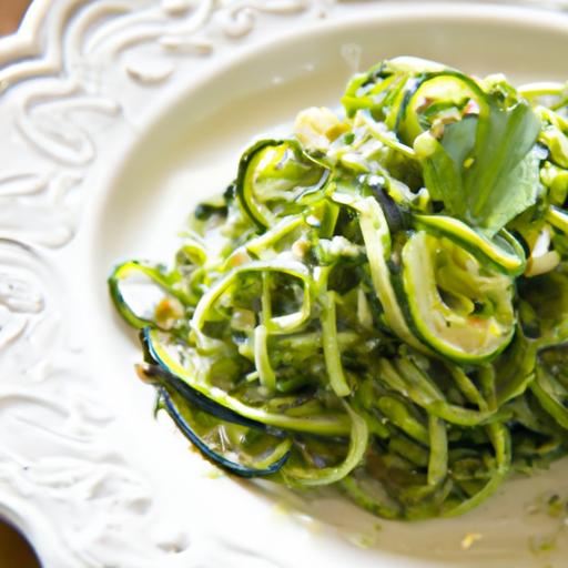 Zucchini Noodles with pesto: A Fresh Twist on Healthy Eating