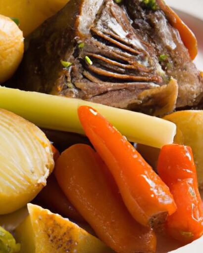 Hearty Pot Roast with Carrots and Potatoes: A Comfort Classic