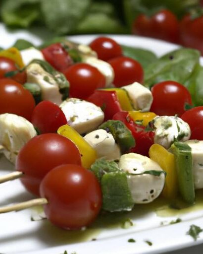 Fresh and Flavorful Caprese Salad Skewers: A Perfect Bite