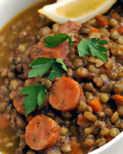 Hearty Sausage and Lentil Soup: A Comforting Classic Recipe