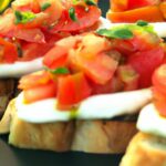 Savor Summer Flavors with Roasted Tomato Burrata Bruschetta
