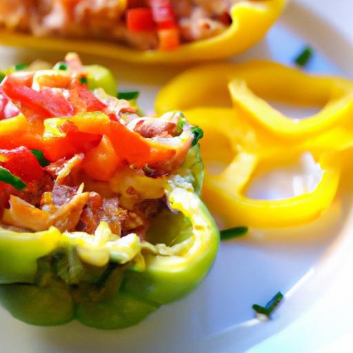 Keto Tuna Melt Stuffed Peppers: A Low-Carb Flavor Boost