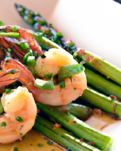 Savor Garlic Butter Shrimp and Asparagus: A Flavorful Duo
