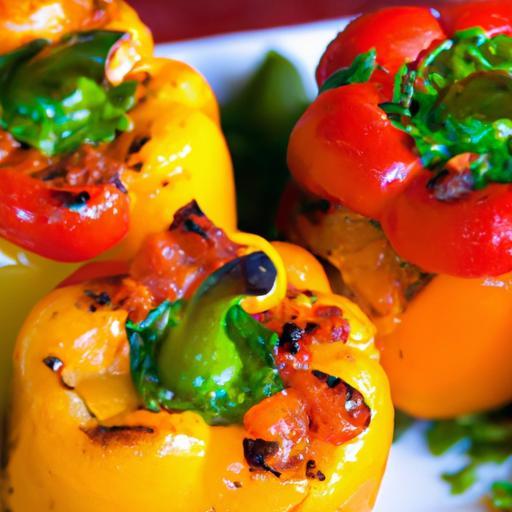 Flavor-Packed Stuffed Peppers: A Colorful Culinary Journey