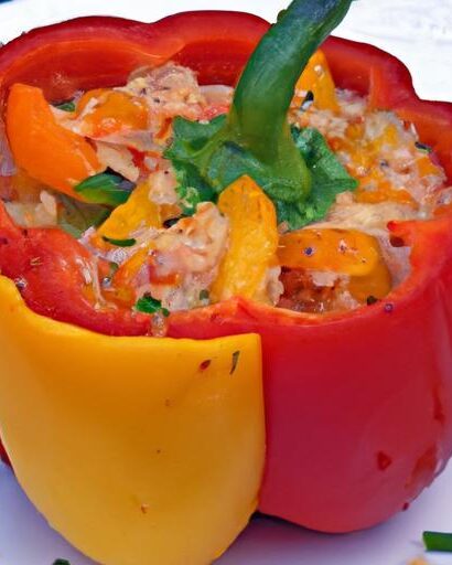 Flavor-Packed Turkey Stuffed Bell Peppers: A Healthy Twist
