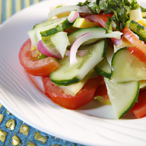 Fresh & Flavorful: The Ultimate Greek Tomato Cucumber Salad