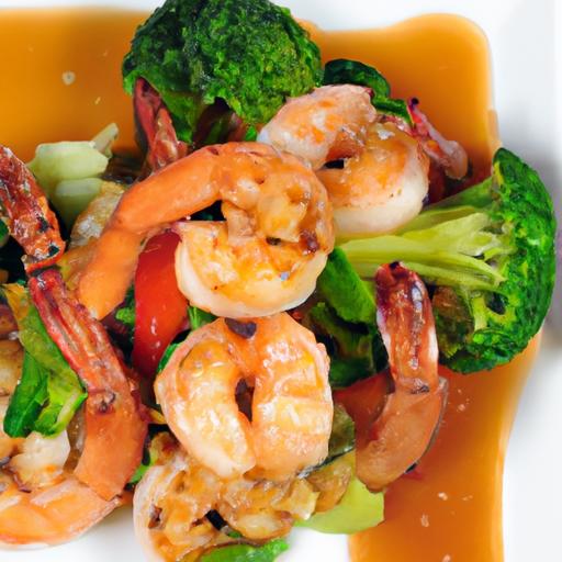 Sweet and​ Savory: Honey Garlic‌ Shrimp ​with Broccoli Bliss
