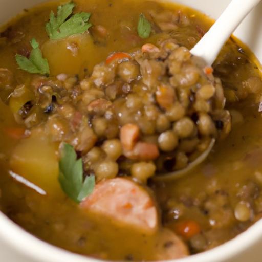 Hearty Sausage and Lentil Soup: A Comforting classic recipe