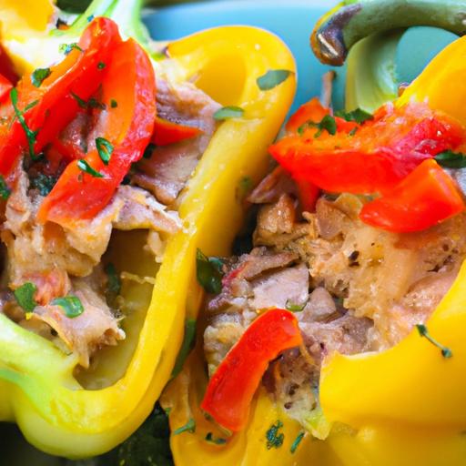 Keto Tuna Melt Stuffed Peppers: A Low-Carb Flavor Boost