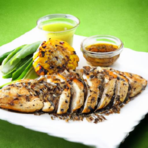 Savor the Flavor: Grilled Chicken with Zesty Chimichurri Sauce
