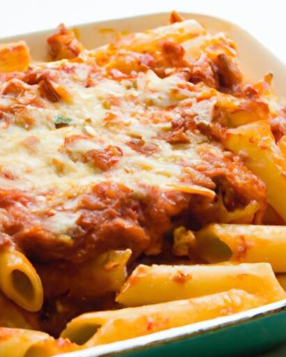 5-Ingredient Baked Ziti: Simple, Savory, and Satisfying