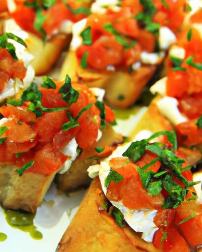 Savor the Flavors: Roasted Tomato & Burrata Bruschetta Delight