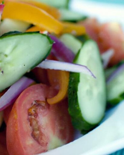 Fresh & Vibrant: The Ultimate Tomato Cucumber Salad Recipe