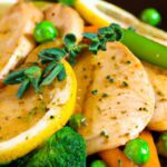 Zesty One-Pan Lemon Garlic Chicken with Fresh Veggies Delight