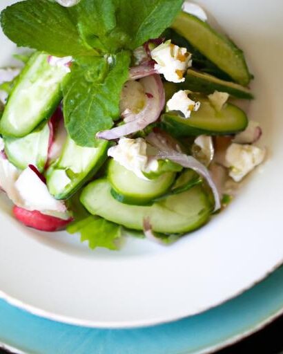 Refreshing Cucumber Feta Salad: A Crisp, Flavorful Delight