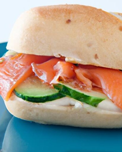 Savor the Art of the Perfect Smoked Salmon Sandwich Delight