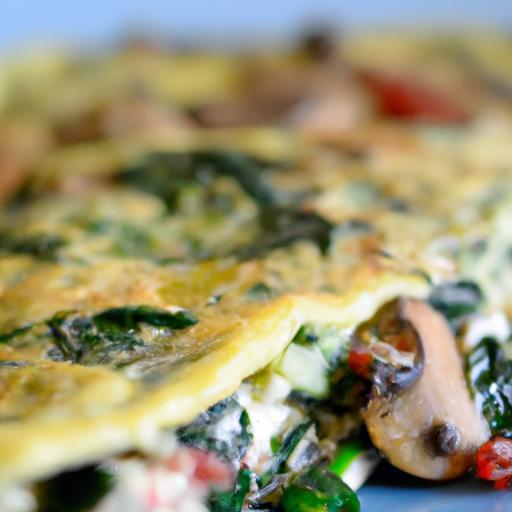 Savory Spinach & Mushroom Omelette: A Nutritious Delight