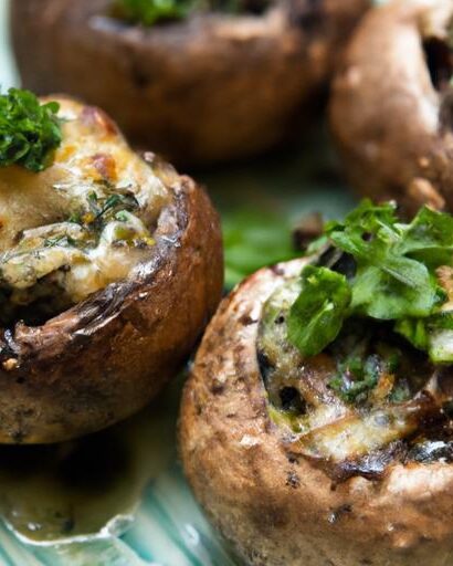 Decadent Cheese-Stuffed Mushrooms: A Savory Delight Unveiled