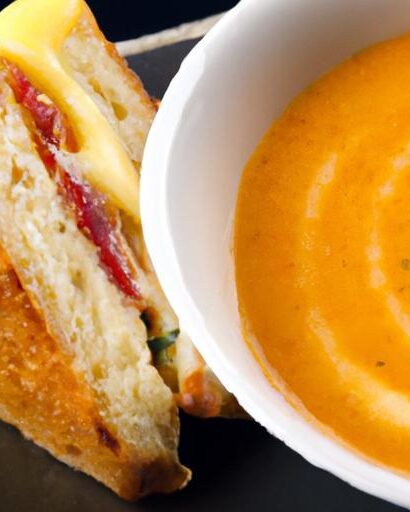 The Ultimate Grilled Cheese and Tomato Soup Duo Delight