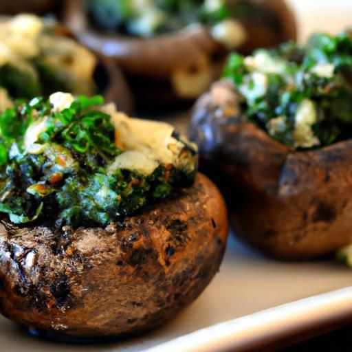 Savory Spinach & Feta Stuffed Mushrooms: A Flavorful Delight