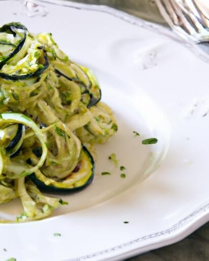 Zucchini Noodles with Pesto: A Fresh Twist on Healthy Pasta