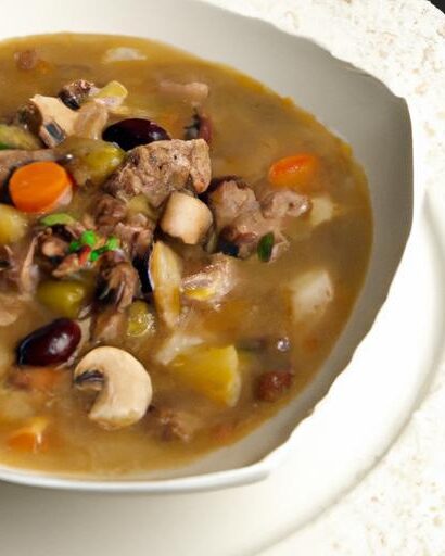 Hearty Beef, Barley & Mushroom Soup: A Comforting Classic