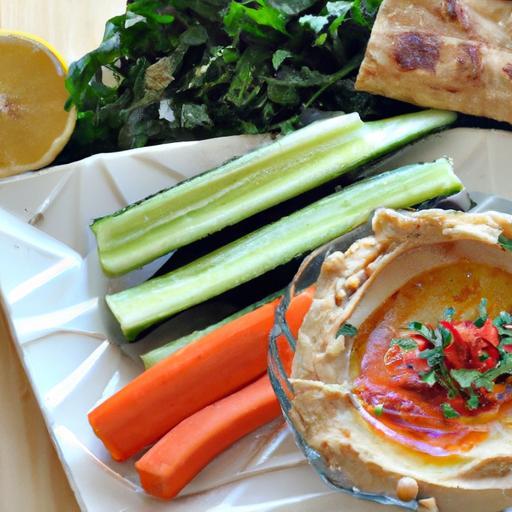 Perfectly Paired: Pita with Hummus and Fresh Veggies