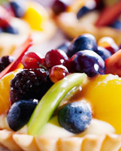 Delight in Mini Fruit Tarts: Pastry Cream Perfection