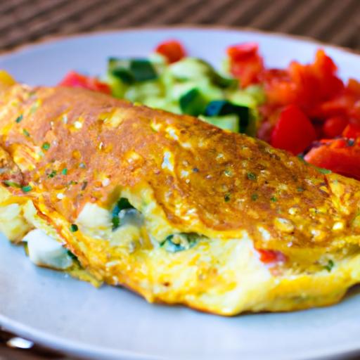 Wholesome Cheese⁣ & Veggie Omelette: A Nutritious Delight