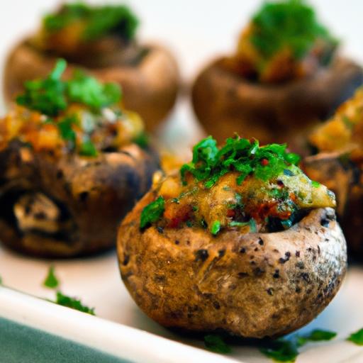 Decadent Cheese-Stuffed Mushrooms: A Savory Delight Unveiled