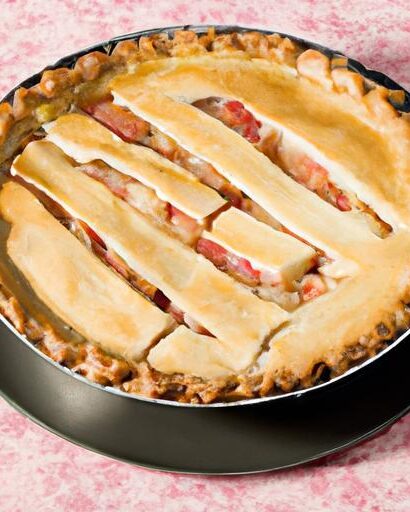 Timeless Delights: Crafting the Perfect Classic Rhubarb Pie