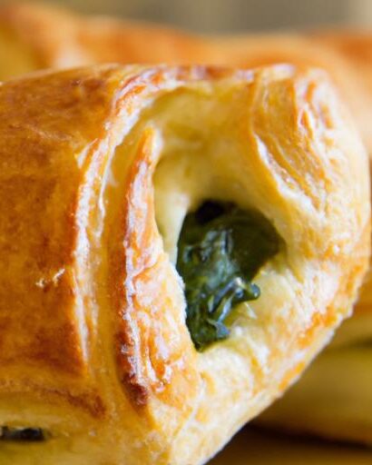 Flaky Delight: How to Make Spinach and Cheese Croissants