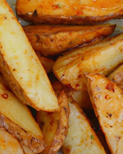 Crispy Baked Potato Wedges: Perfectly Golden & Healthy Snack
