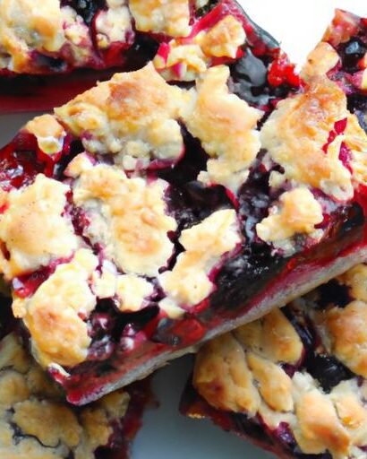 Irresistible Mixed Berry Crumble Bars: A Sweet Summer Treat