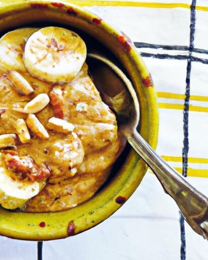 Banana & Peanut Butter Overnight Oats: A Nutty Breakfast Boost