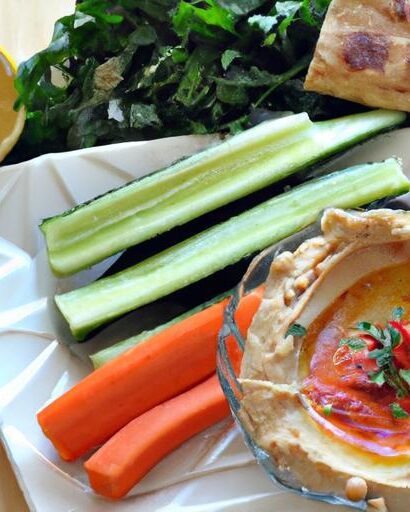 Perfectly Paired: Pita with Hummus and Fresh Veggies