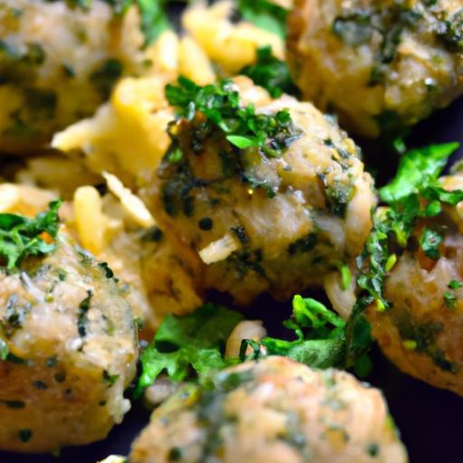 Zesty Chicken Meatballs with Piccata Sauce: Mediterranean Magic